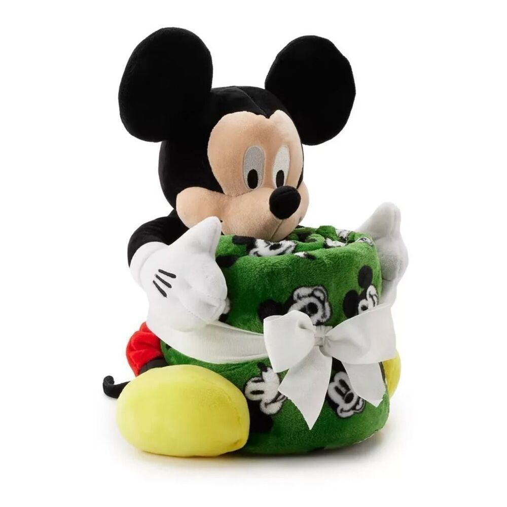 Disney's mickey Mouse Buddy & Throw Set by The Big One Kids NWT - Picture 2 of 8